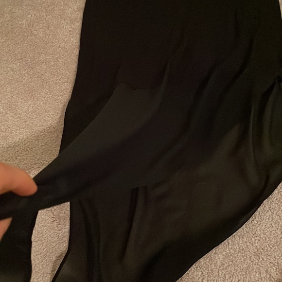 Black skirt with sheer bottom - Picture 4 of 6